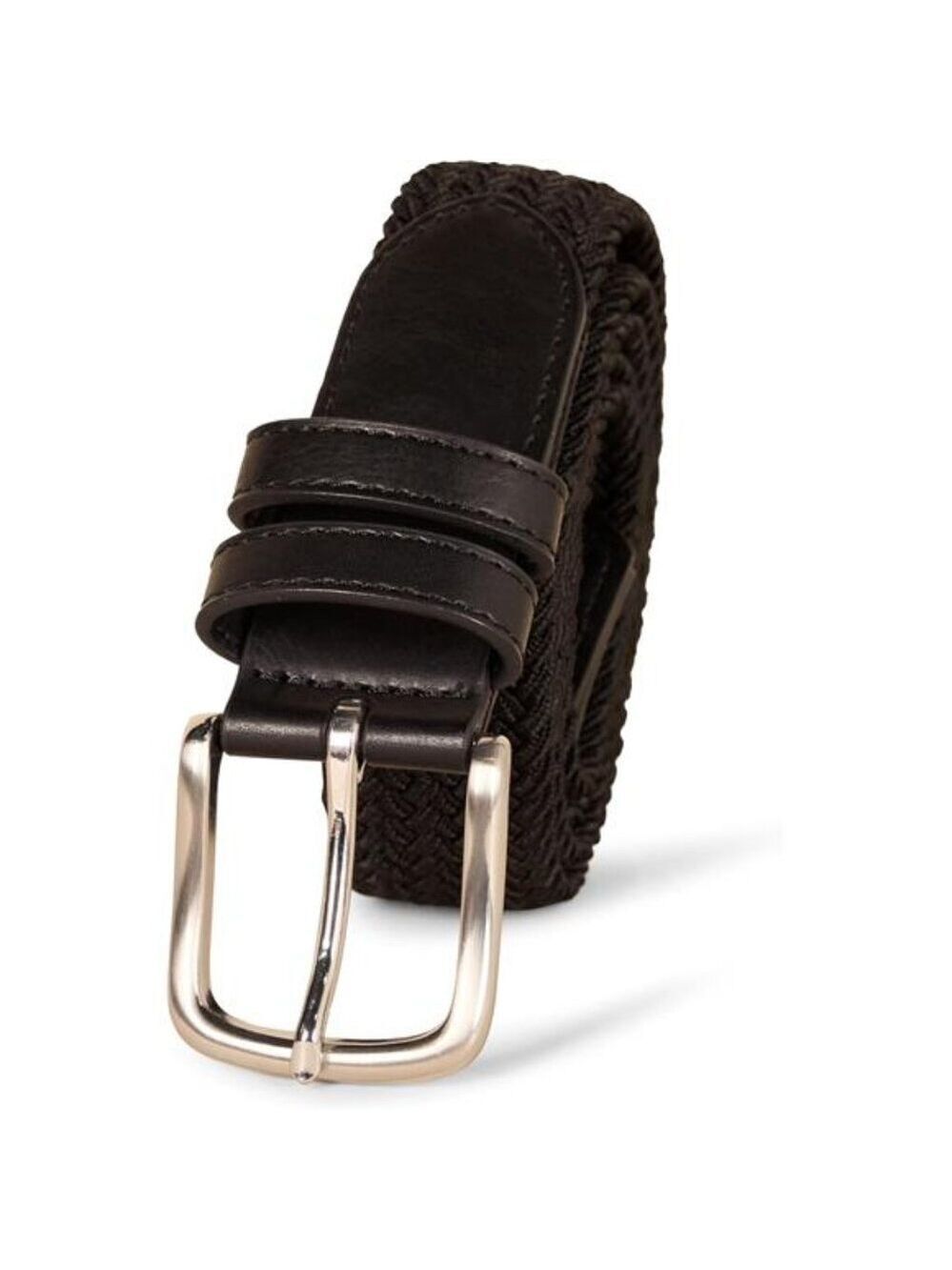 Mens Woven Stretch Belt Casual Adjustable Elastic Braided Jeans Khakis Waist Bel